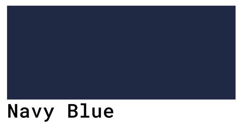 navy color number code.